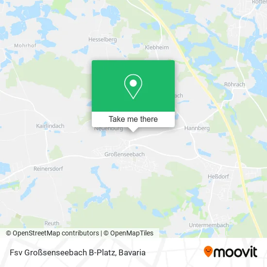 Карта Fsv Großsenseebach B-Platz