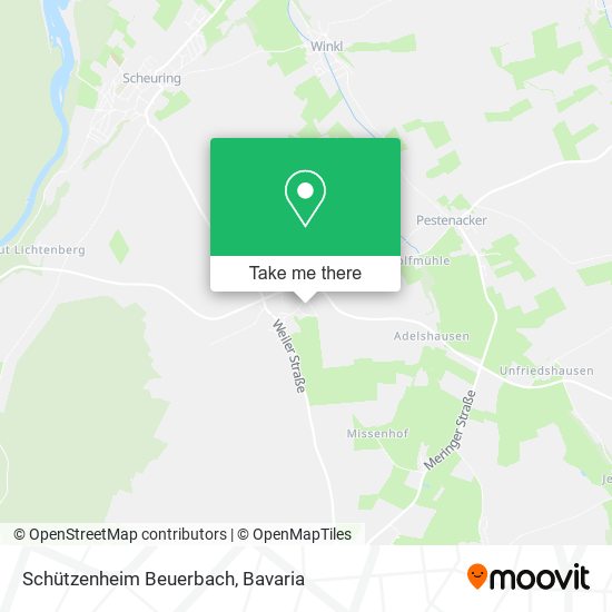 Schützenheim Beuerbach map