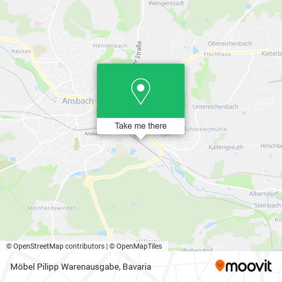 Möbel Pilipp Warenausgabe map