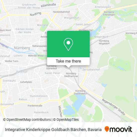 Integrative Kinderkrippe Goldbach Bärchen map