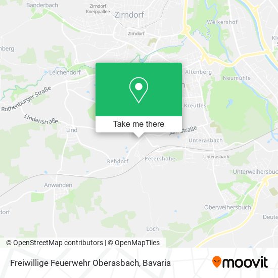 Карта Freiwillige Feuerwehr Oberasbach