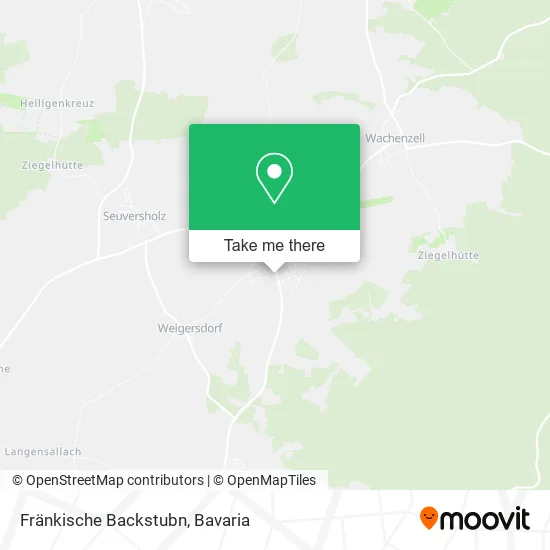 Карта Fränkische Backstubn
