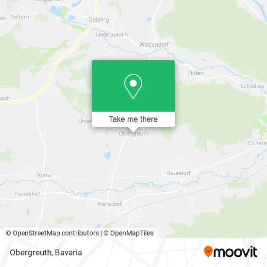 Карта Obergreuth