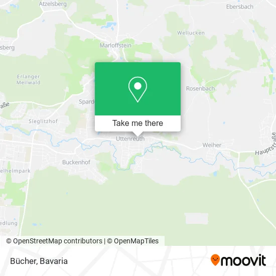 Карта Bücher