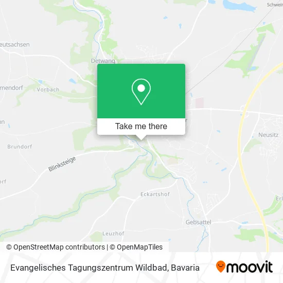 Карта Evangelisches Tagungszentrum Wildbad