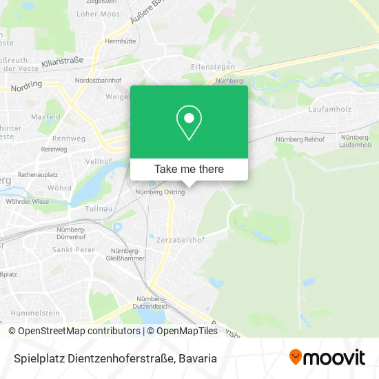 Карта Spielplatz Dientzenhoferstraße