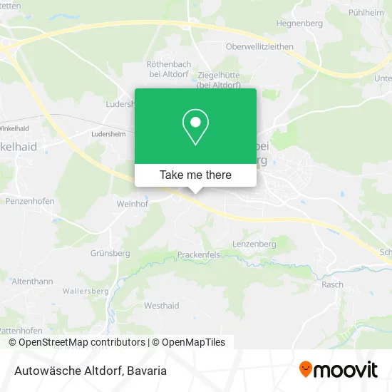 Карта Autowäsche Altdorf