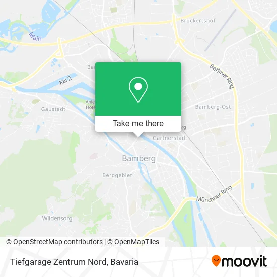 Карта Tiefgarage Zentrum Nord