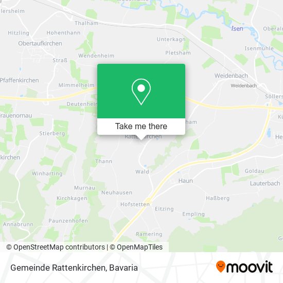 Gemeinde Rattenkirchen map