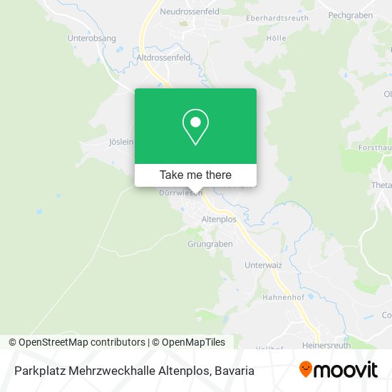 Parkplatz Mehrzweckhalle Altenplos map