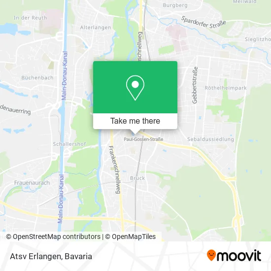 Карта Atsv Erlangen