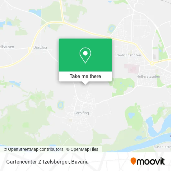 Карта Gartencenter Zitzelsberger