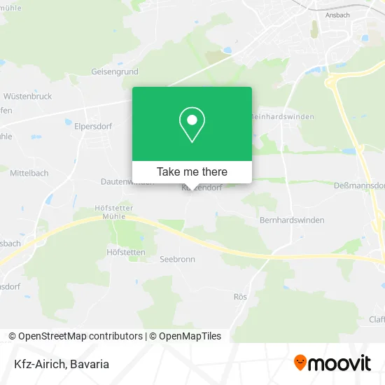 Карта Kfz-Airich