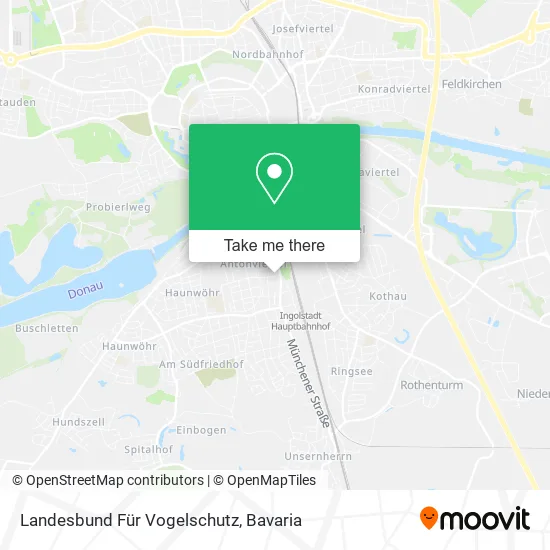 Карта Landesbund Für Vogelschutz