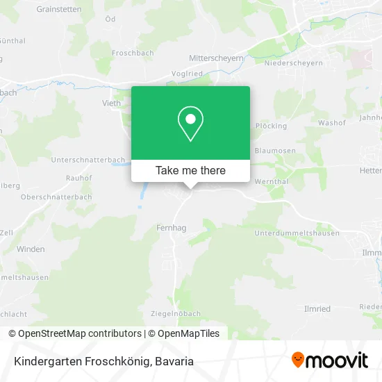 Карта Kindergarten Froschkönig