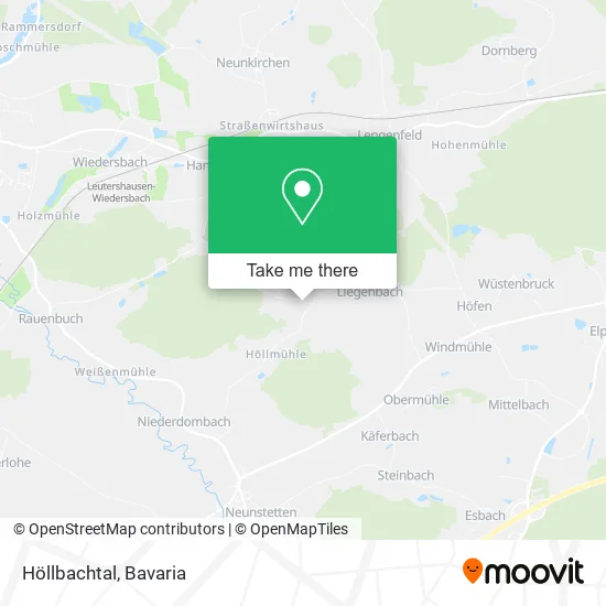 Карта Höllbachtal