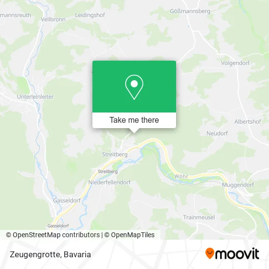 Карта Zeugengrotte