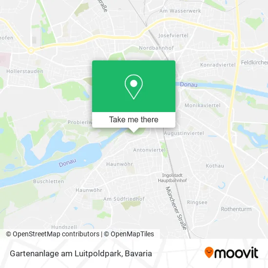 Карта Gartenanlage am Luitpoldpark