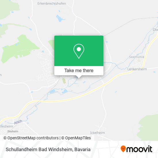 Schullandheim Bad Windsheim map