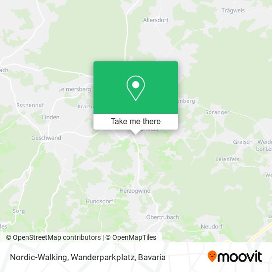 Карта Nordic-Walking, Wanderparkplatz