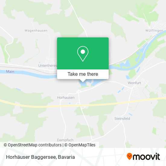 Horhäuser Baggersee map