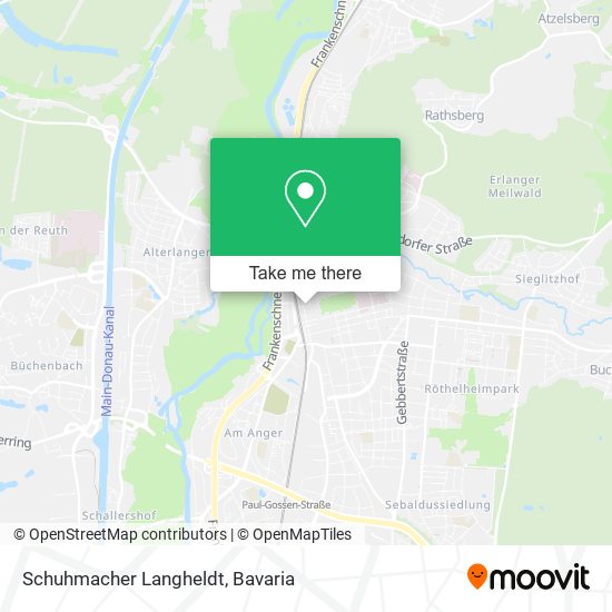 Schuhmacher Langheldt map