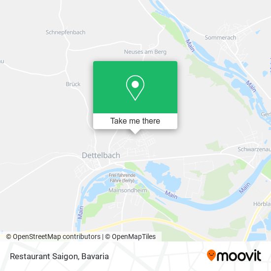 Restaurant Saigon map