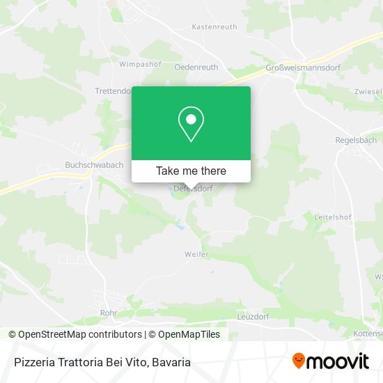 Pizzeria Trattoria Bei Vito map