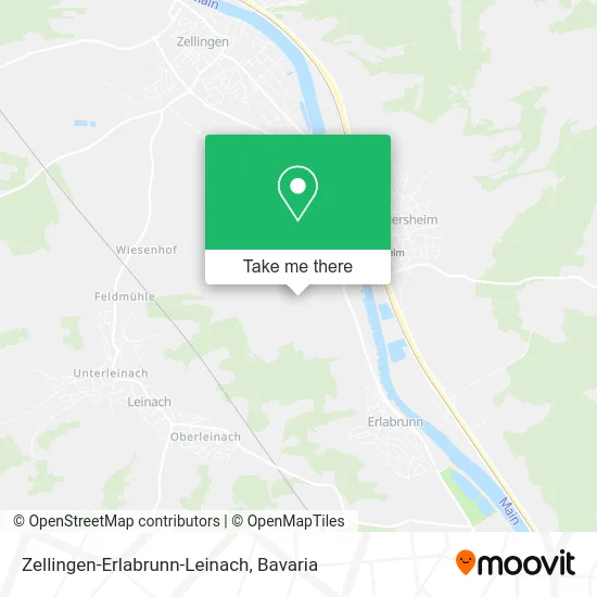 Карта Zellingen-Erlabrunn-Leinach