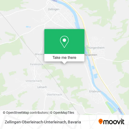 Карта Zellingen-Oberleinach-Unterleinach