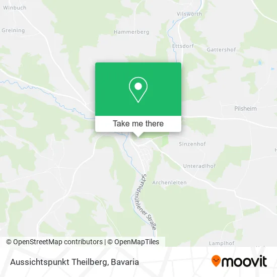 Карта Aussichtspunkt Theilberg