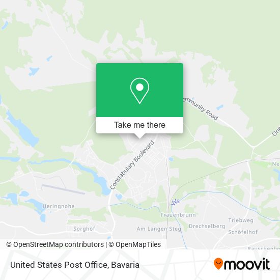 United States Post Office map