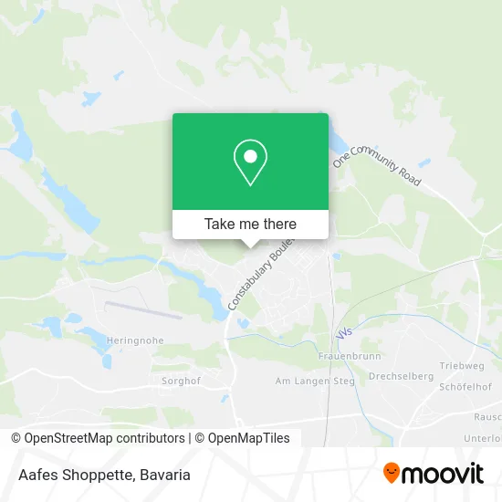 Карта Aafes Shoppette