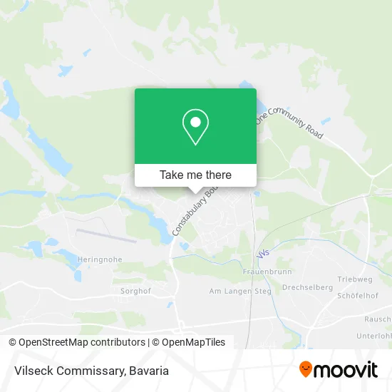 Карта Vilseck Commissary