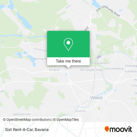 Sixt Rent-A-Car map