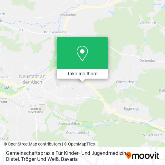 Gemeinschaftspraxis Für Kinder- Und Jugendmedizin Distel, Tröger Und Weiß map