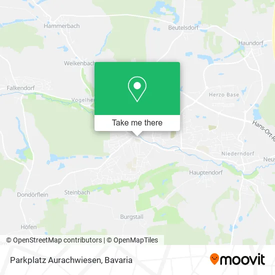Карта Parkplatz Aurachwiesen