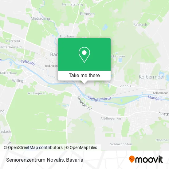 Карта Seniorenzentrum Novalis