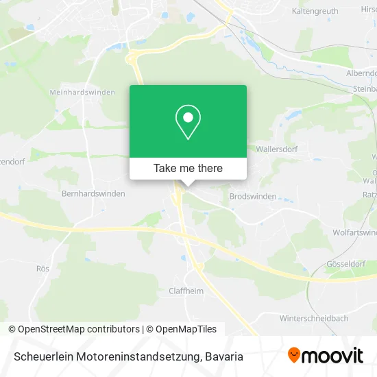Карта Scheuerlein Motoreninstandsetzung