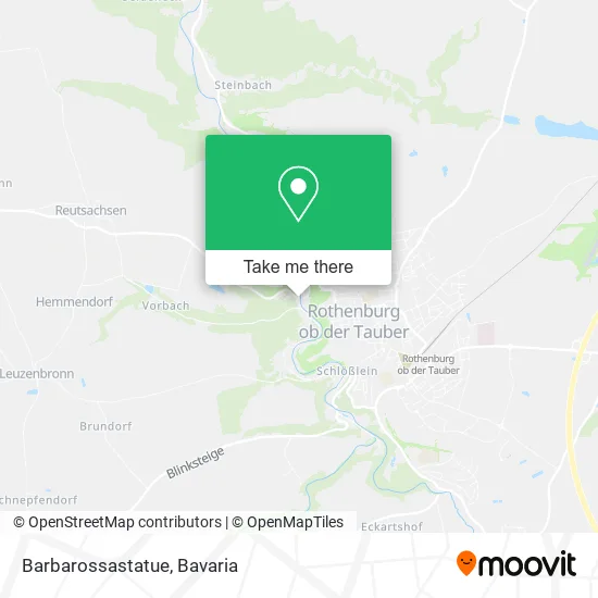 Карта Barbarossastatue