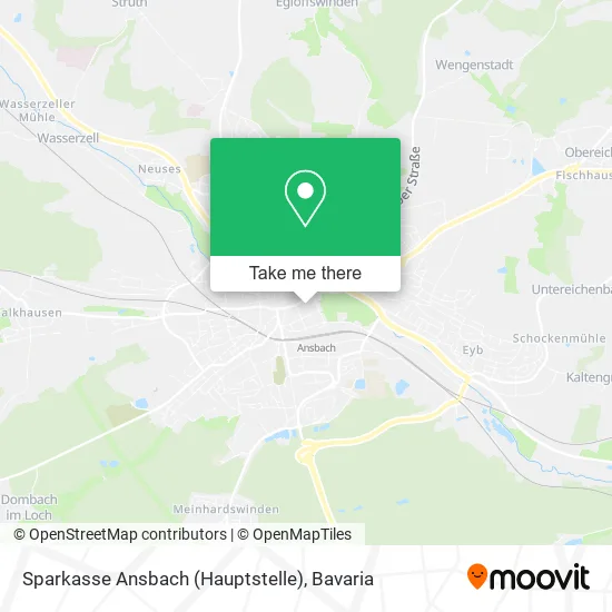 Карта Sparkasse Ansbach (Hauptstelle)