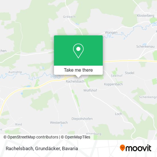 Rachelsbach, Grundäcker map