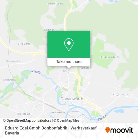 Eduard Edel Gmbh Bonbonfabrik - Werksverkauf map
