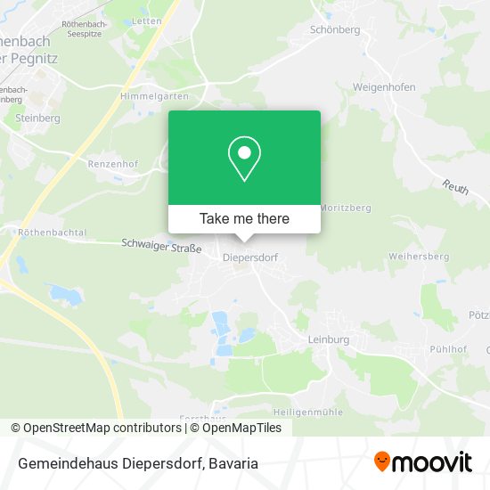 Gemeindehaus Diepersdorf map