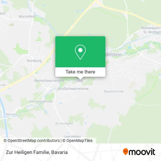 Карта Zur Heiligen Familie