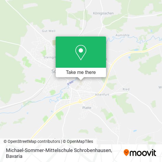 Michael-Sommer-Mittelschule Schrobenhausen map