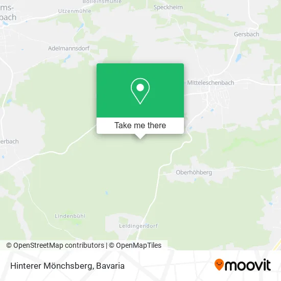 Карта Hinterer Mönchsberg