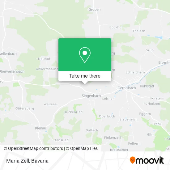 Карта Maria Zell