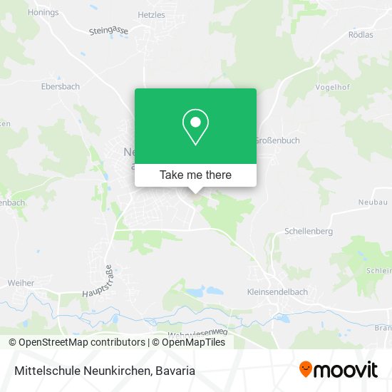 Mittelschule Neunkirchen map
