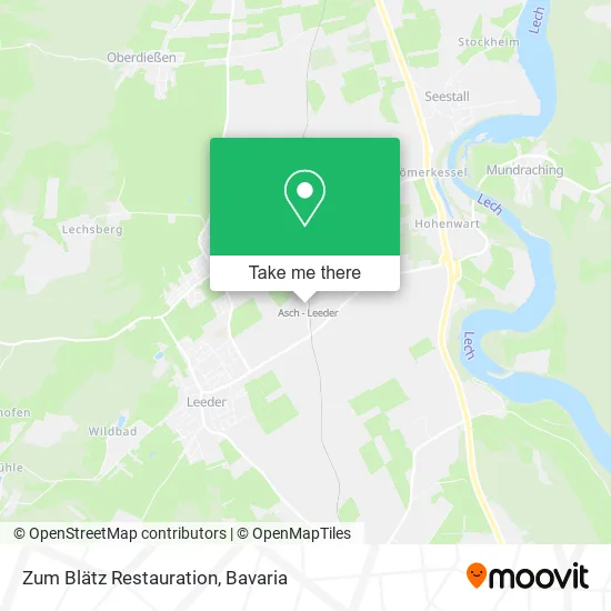 Карта Zum Blätz Restauration